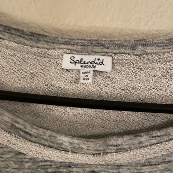 Splendid - Verdi Rose Applique Sweatshirt size medium. SOLD OUT on their website - Picture 2 of 4